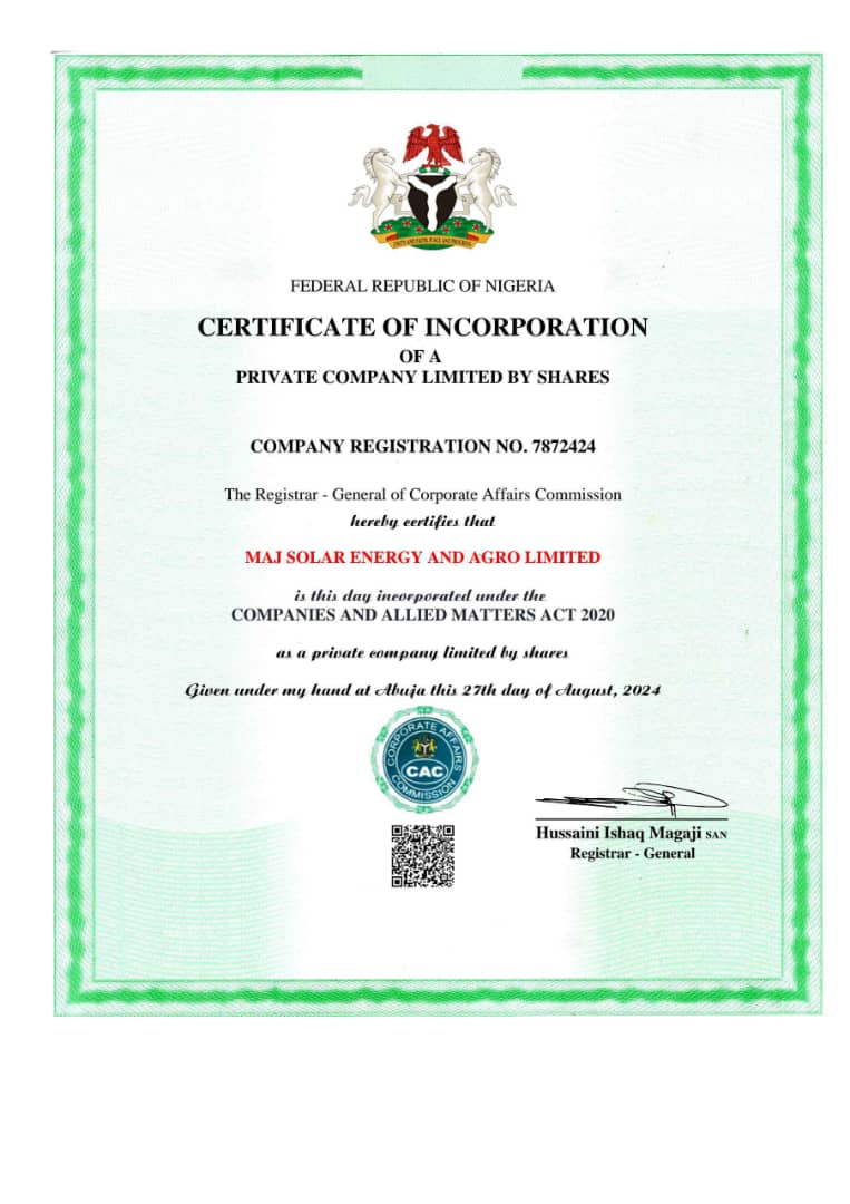 MAJ Solar Legal Document 2